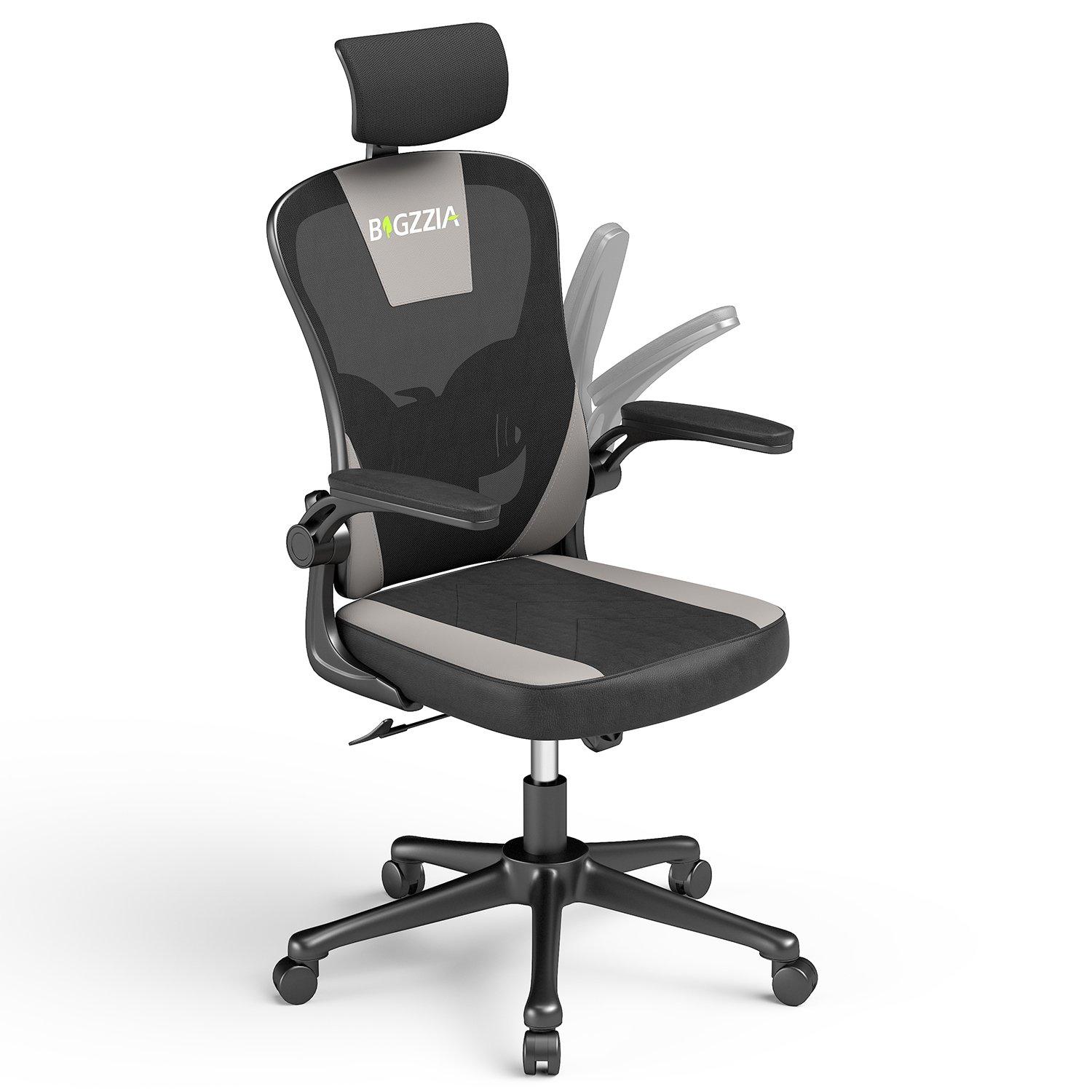 Computer Desk Chair with Adjustable Headrest for Meeting Room and Office